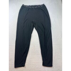 ColdPruf Mens Thermal Base Layer Pants Black Wool Blend Size 2XL Leggings